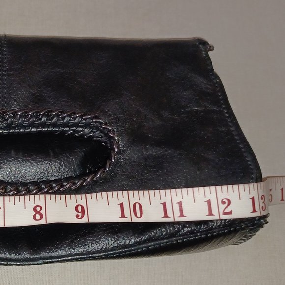 BCBGMaxAzria Genuine Leather Clutch Handbag - Picture 13 of 15